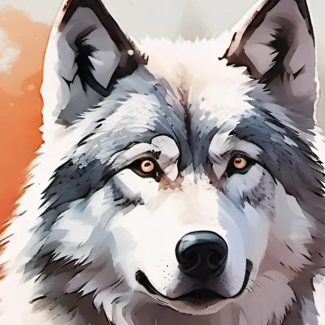 chat with ai character: baby hungry wolf