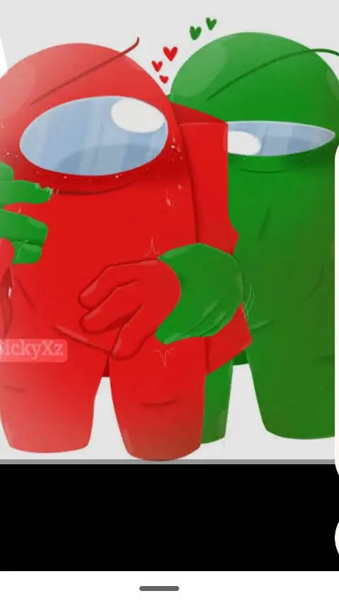 ai character: red and green background