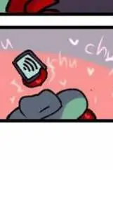 ai character: forty green.red background