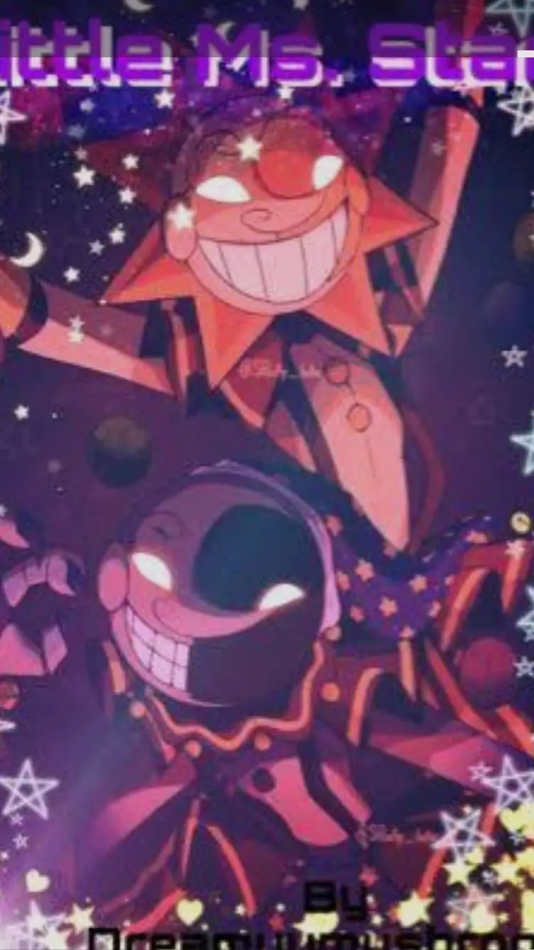 ai character: sun and moon show background