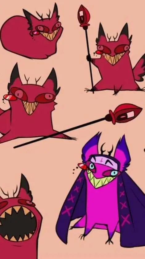 ai character: alastor cat background