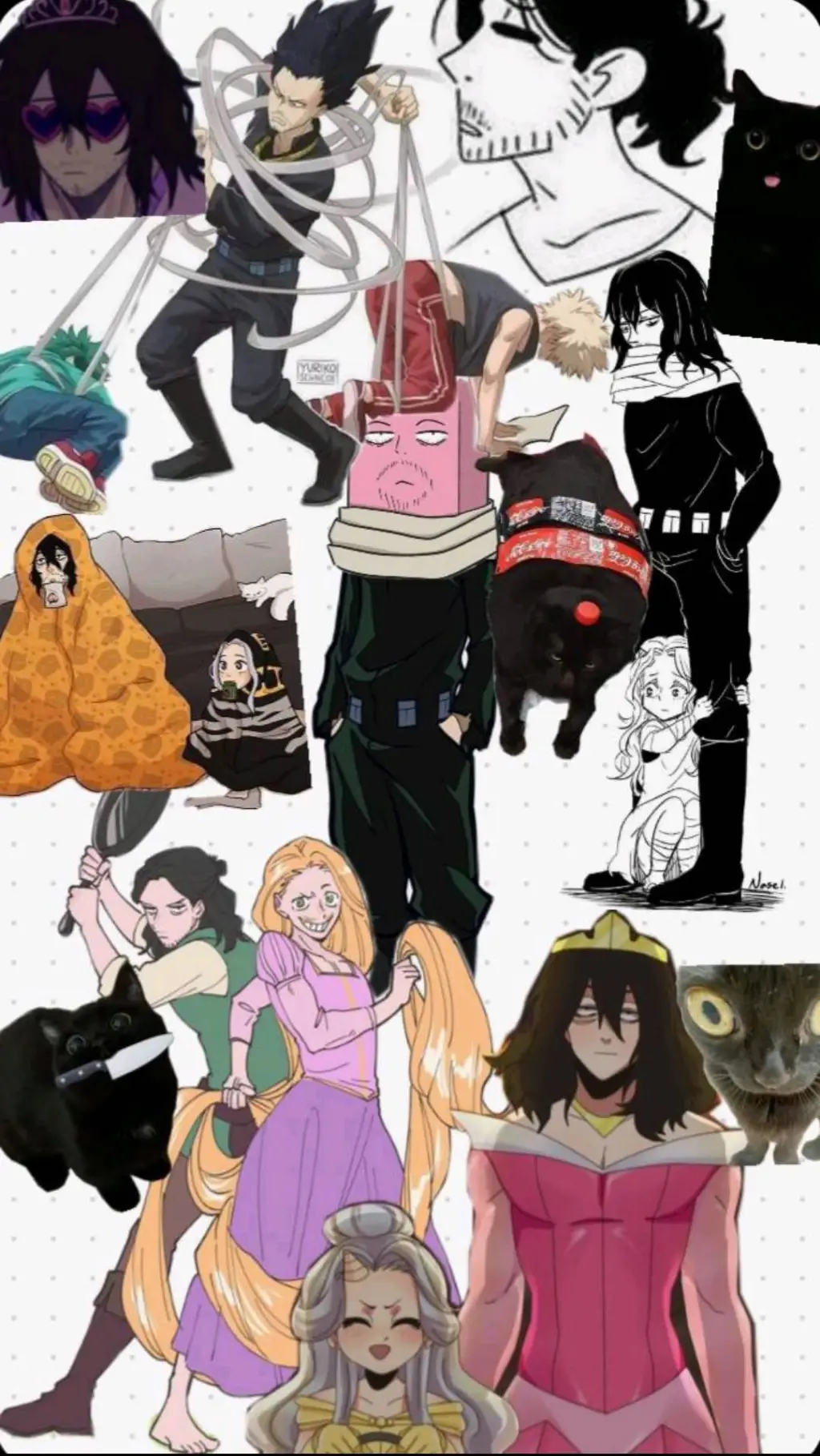 ai character: mha kindergarden background
