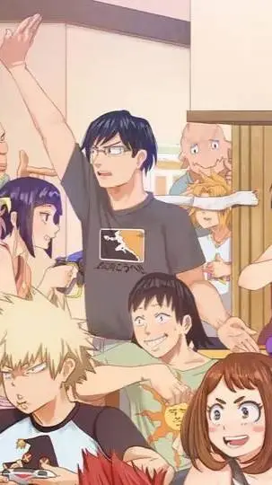 ai character: MHA SLEEPOVER~ background