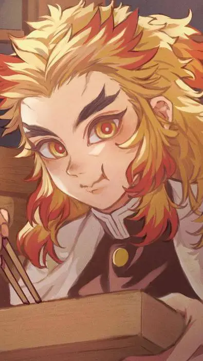 ai character: Rengoku>< background