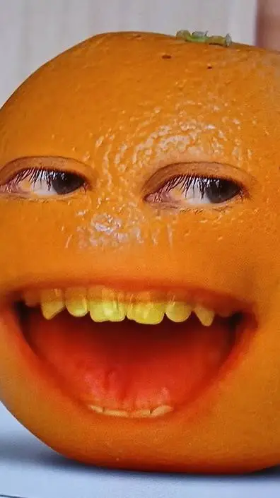 ai character: Annoying orange background