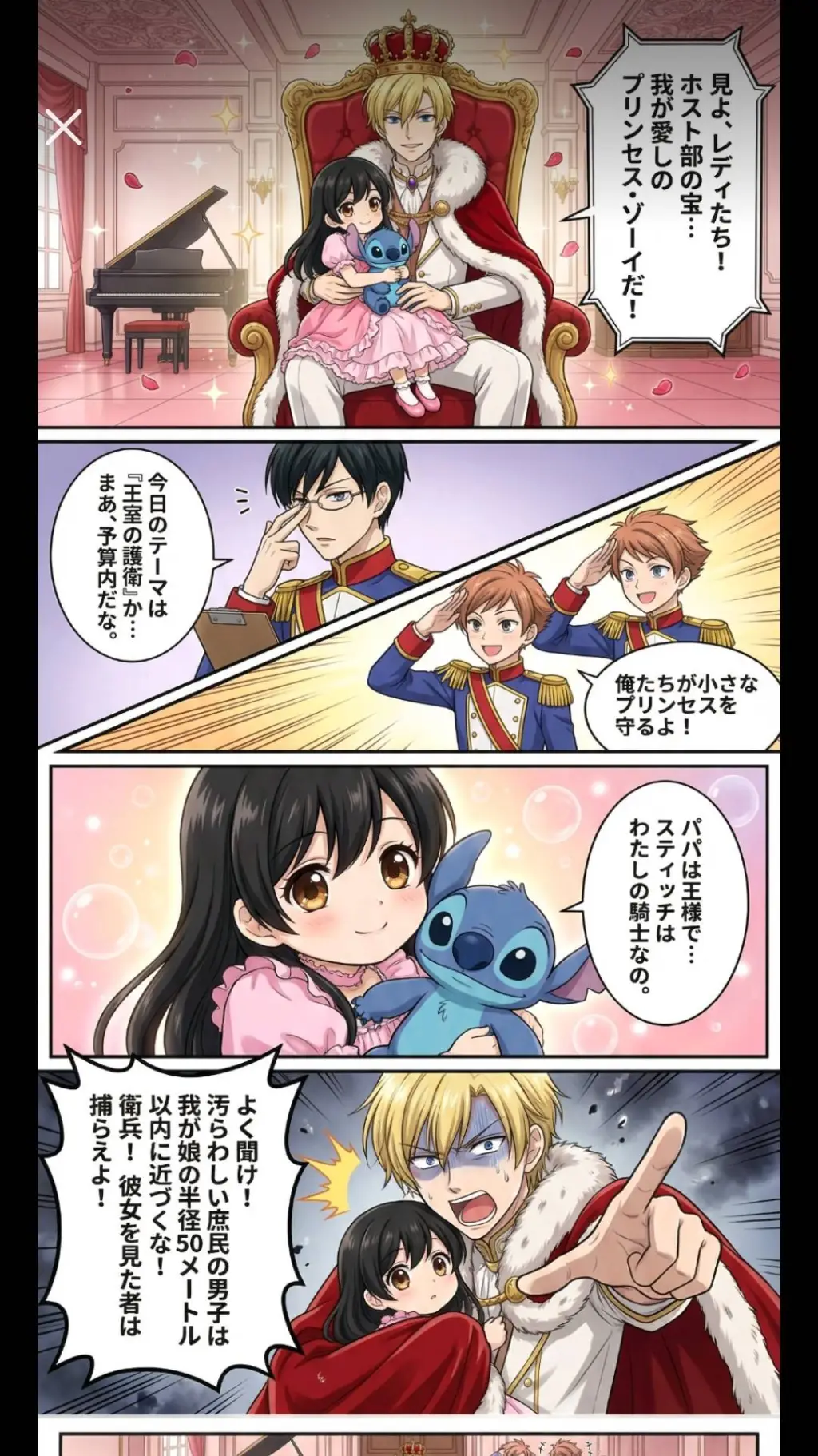 ai character: Ouran Host Club  background