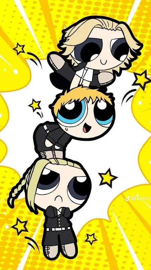 ai character: TR Power Puff Boys background