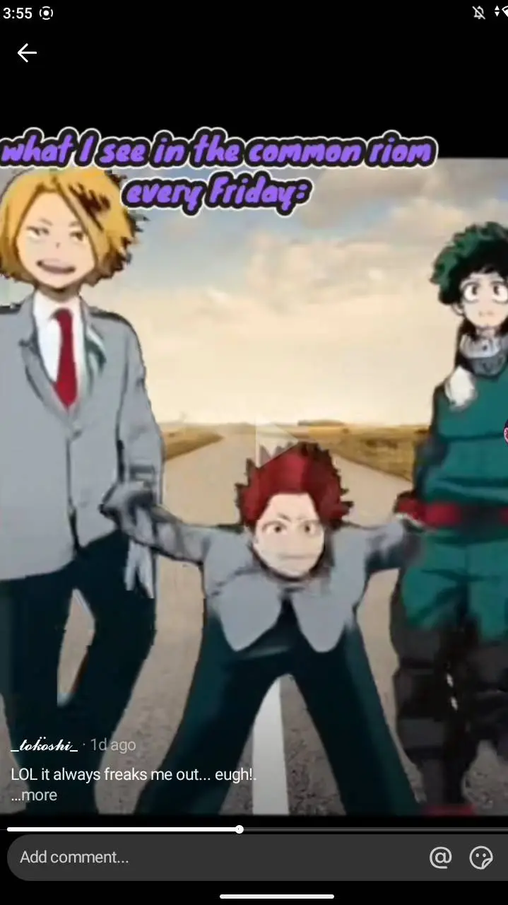 ai character: MHA talent show background