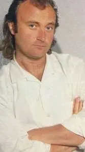 ai character: Phill Collins  background