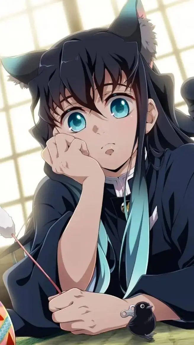 ai character: clingy muichiro  background