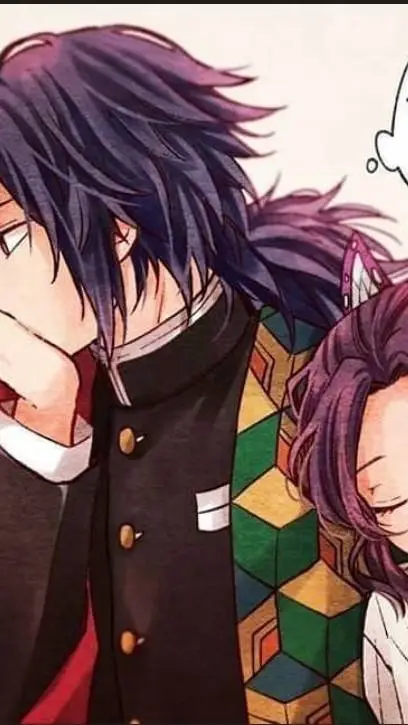 ai character: *giyu x shinobu* background