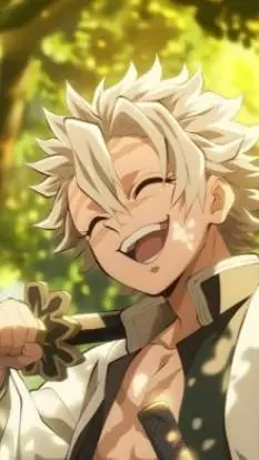 ai character: sanemi smile? background