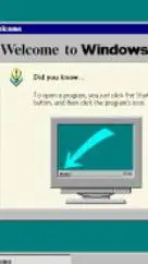 ai character: Windows 95  background