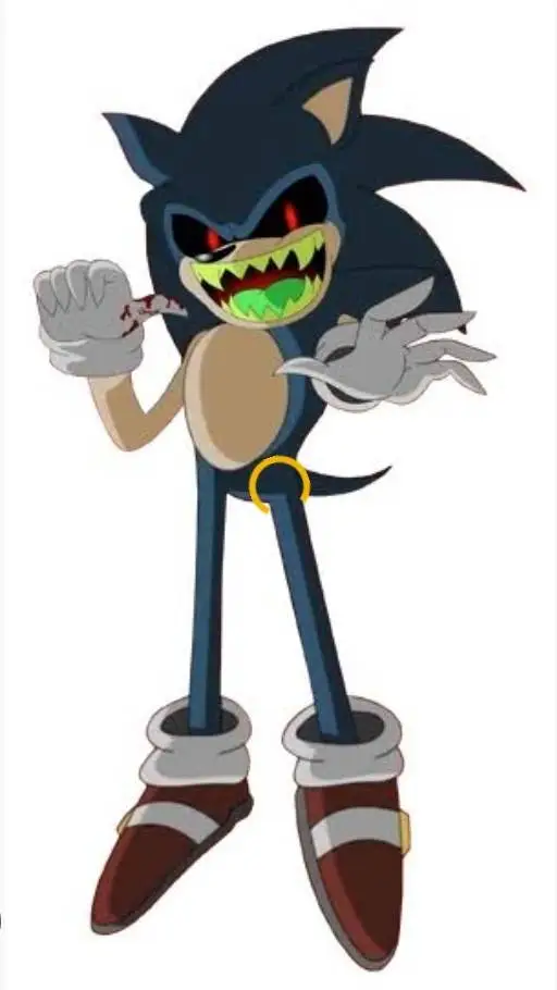 ai character: Sonic exe  background