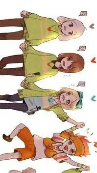 ai character: Дети из und2 background