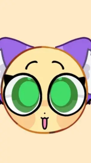 ai character: Pink background