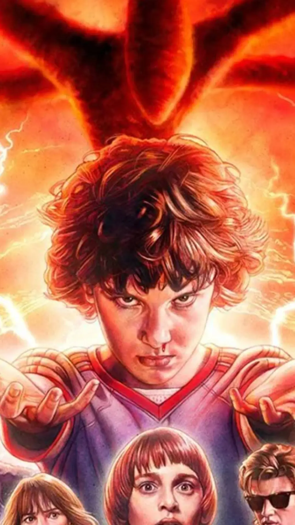 ai character: stranger things  background