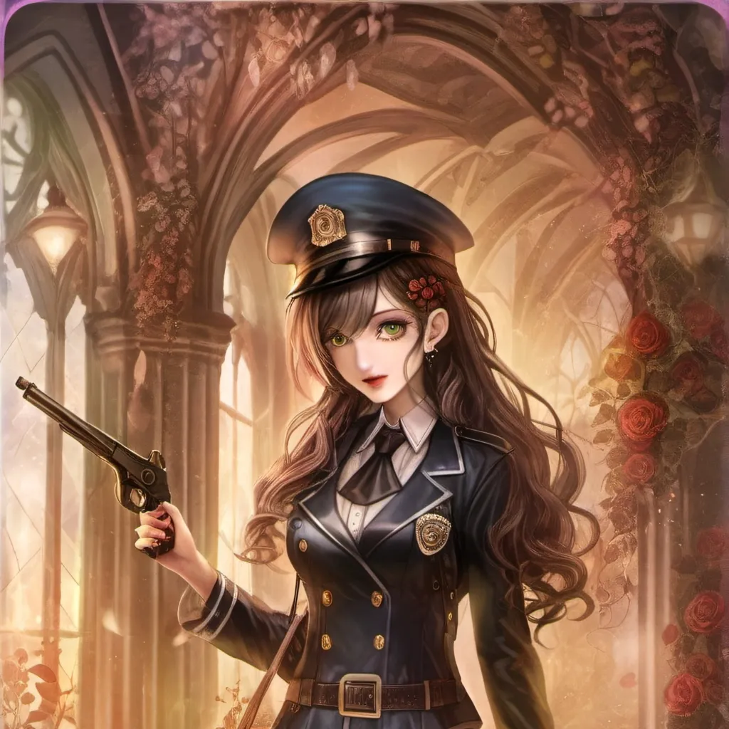 chat with ai character: Police girl