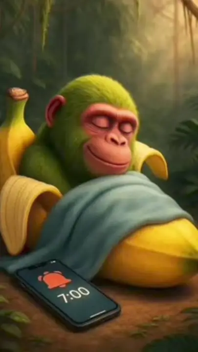 ai character: monkey background