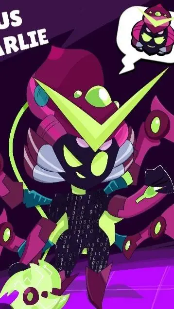 ai character: Charlie Virus BS background