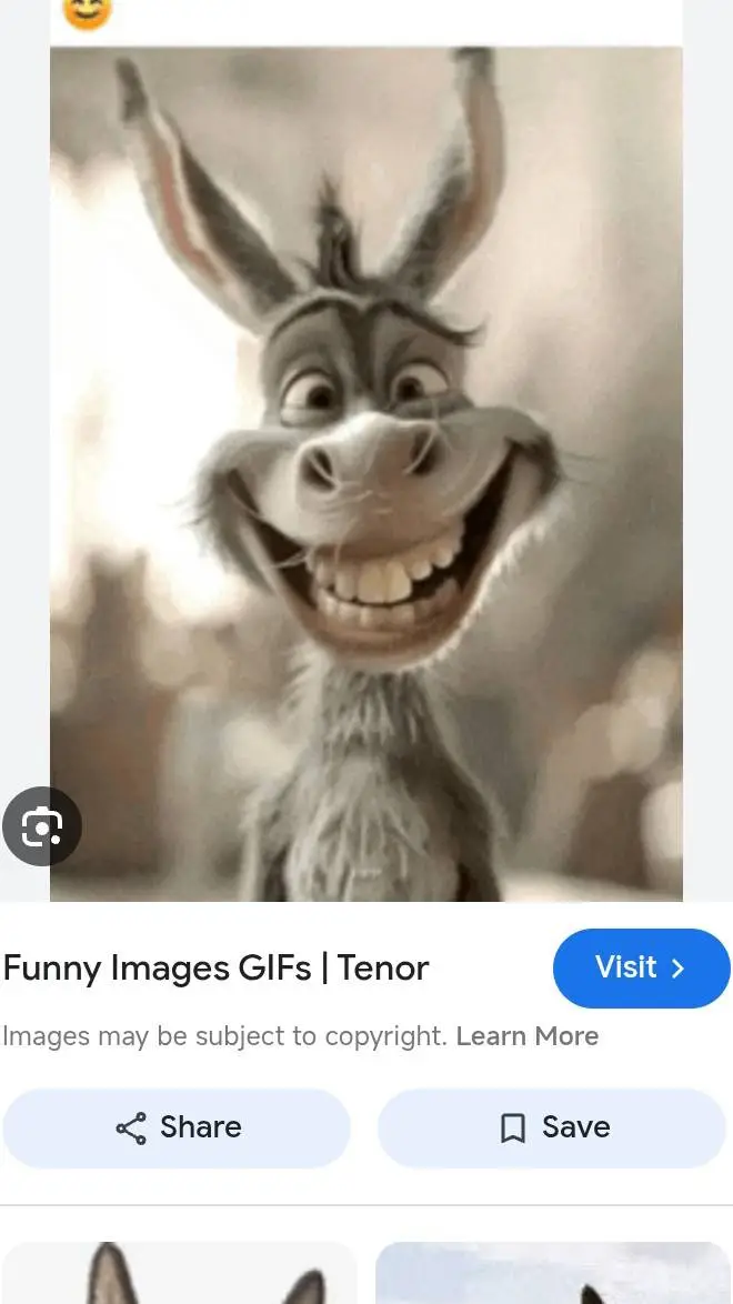 ai character: funny donkey background