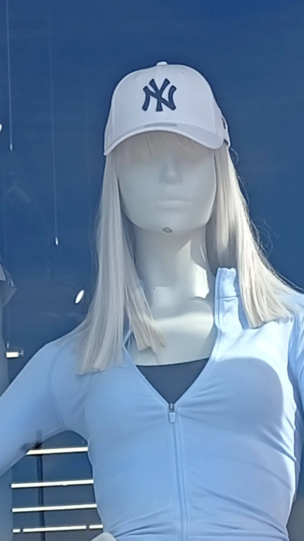 ai character: girl mannequin background