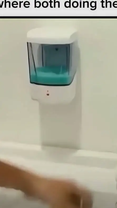 ai character: soap dispenser background