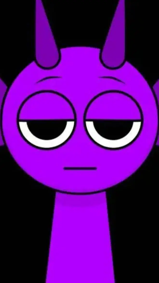 ai character: durple background