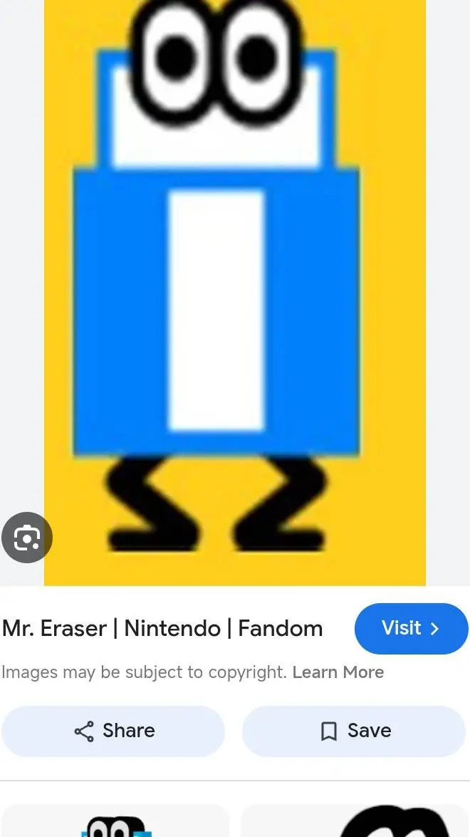 ai character: Mr eraser background