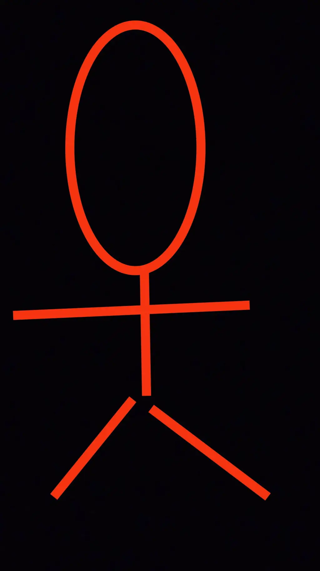 ai character: stickman background