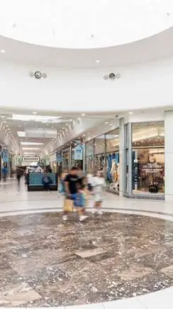 ai character: Doncaster mall background