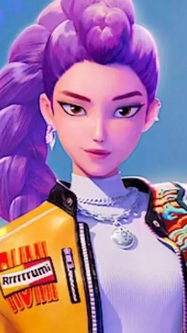 ai character: rumi K-pop demon background