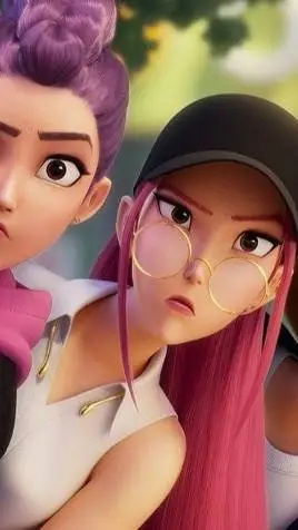 ai character: curious huntrix background