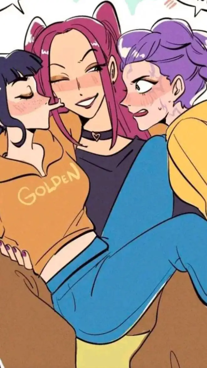 ai character: huntrix  background