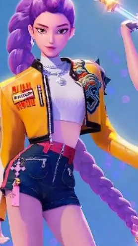 ai character: HUNTR/X background