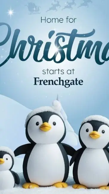 ai character: Christmas at donny background