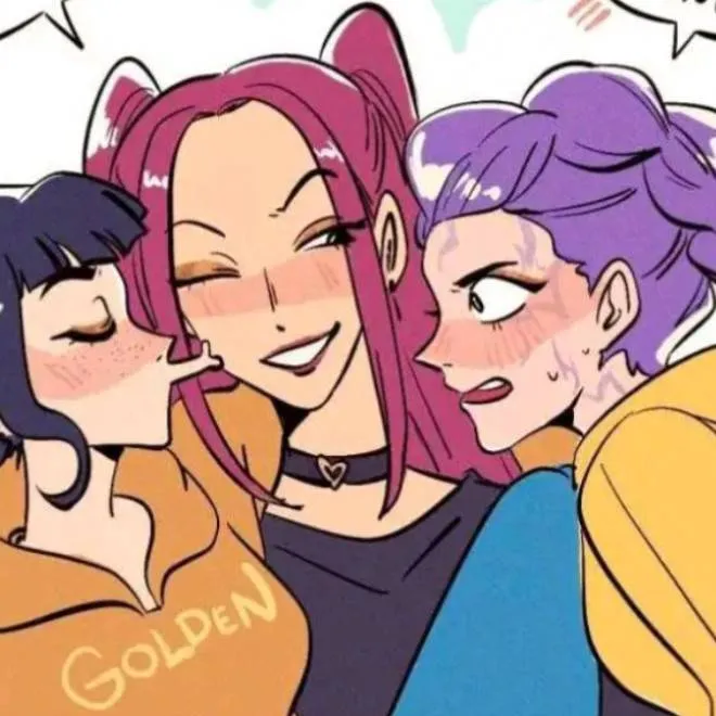 chat with ai character: huntrix meets tux 