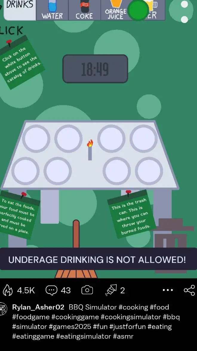 ai character: no beer background