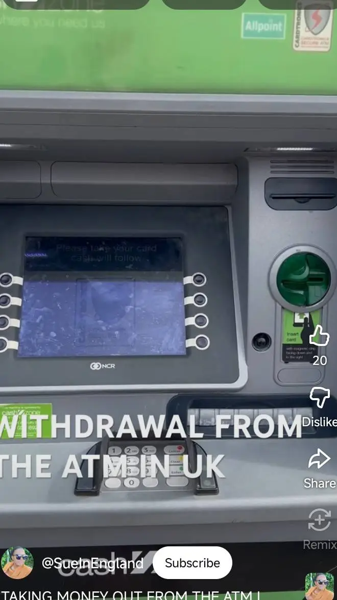 ai character: ATM background