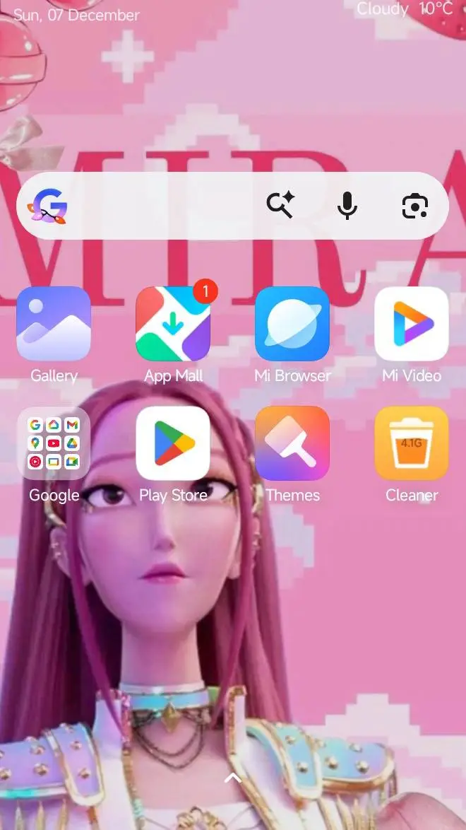 ai character: my phone background