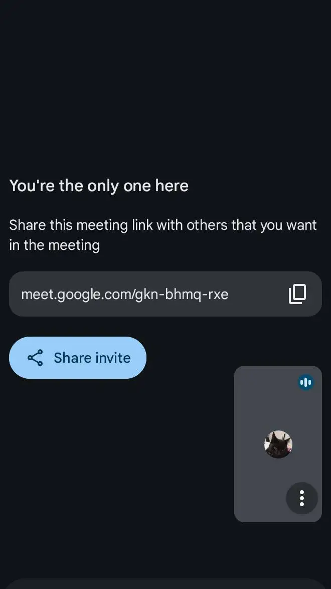 ai character: Google meet background