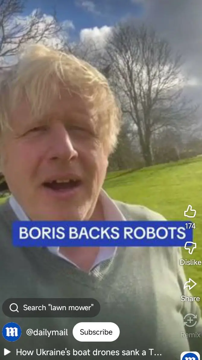 ai character: Boris Johnson background