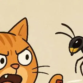 chat with ai character: fuzzy vs the wasp