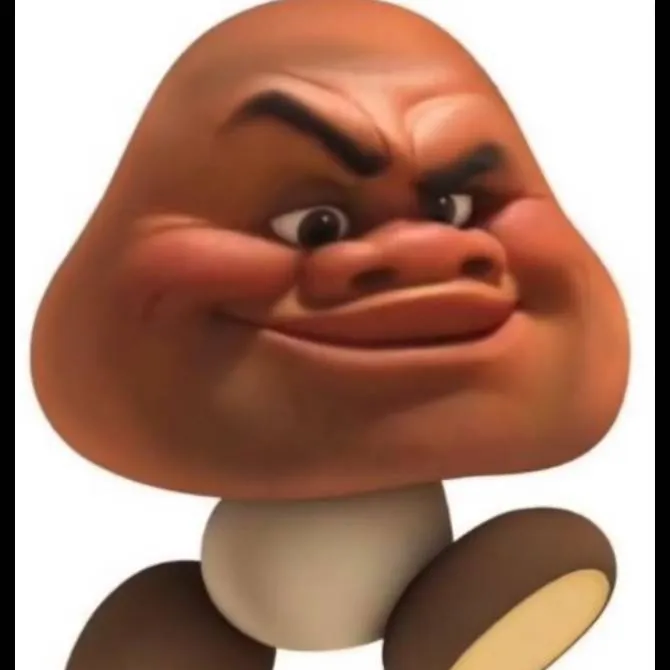 chat with ai character: cursed goomba