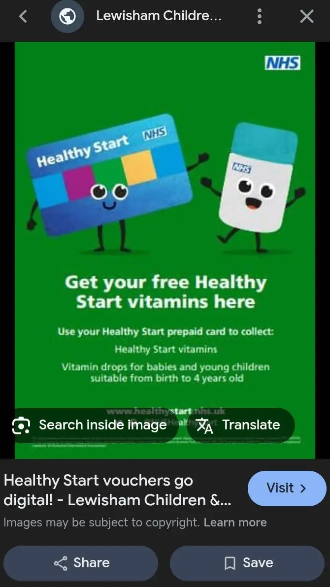 ai character: NHS card & vitamin background