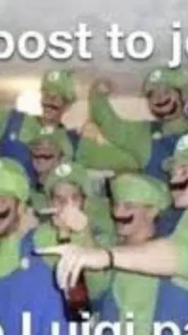 ai character: Luigi party background