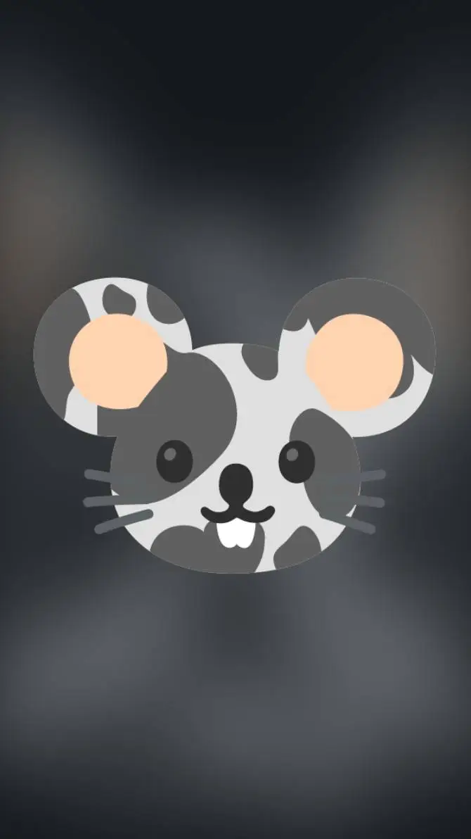 ai character: cow mouse background
