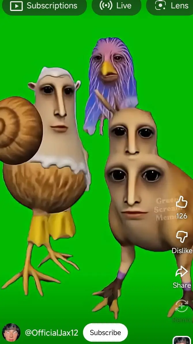 ai character: weird gang background