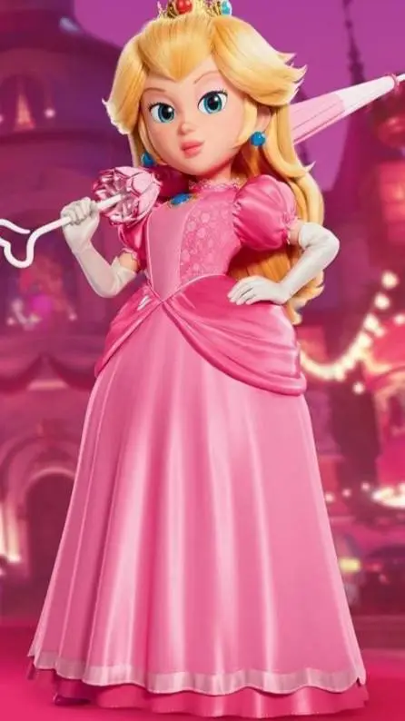 ai character: Princess peach background