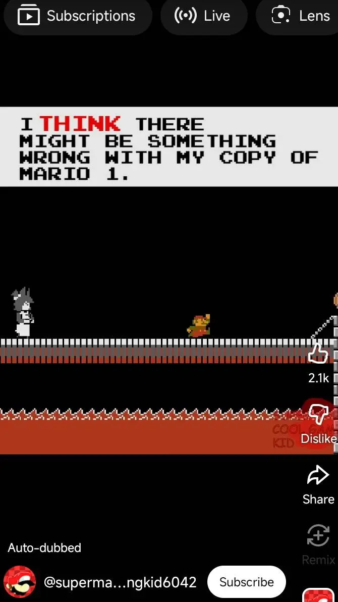 ai character: Mario crazy bros background